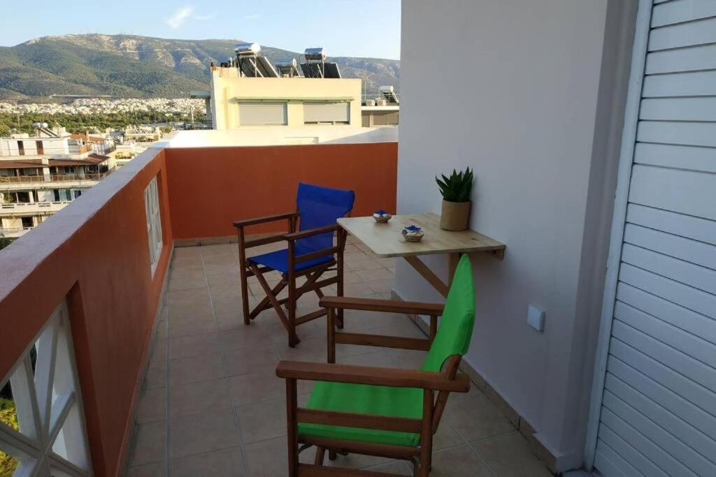 Ferienwohnung Psychiko'S View Athen Exterior foto